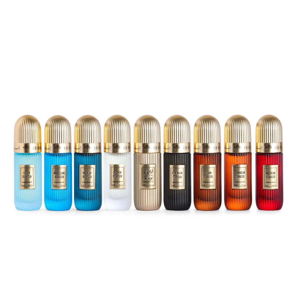 Ibraheem Al Qurashi Tobacco Collection Gift Set 20ml x 9