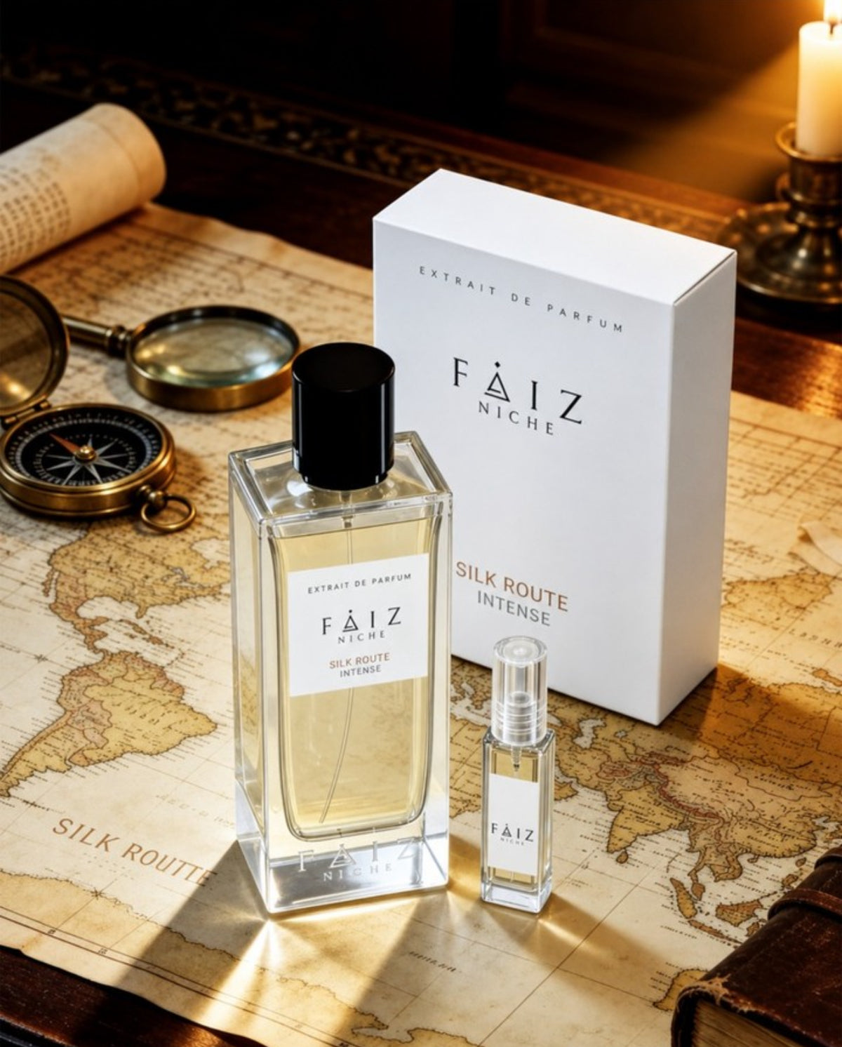 Faiz Niche Silk Route Intense Extraite De Parfum Unisex 160ML