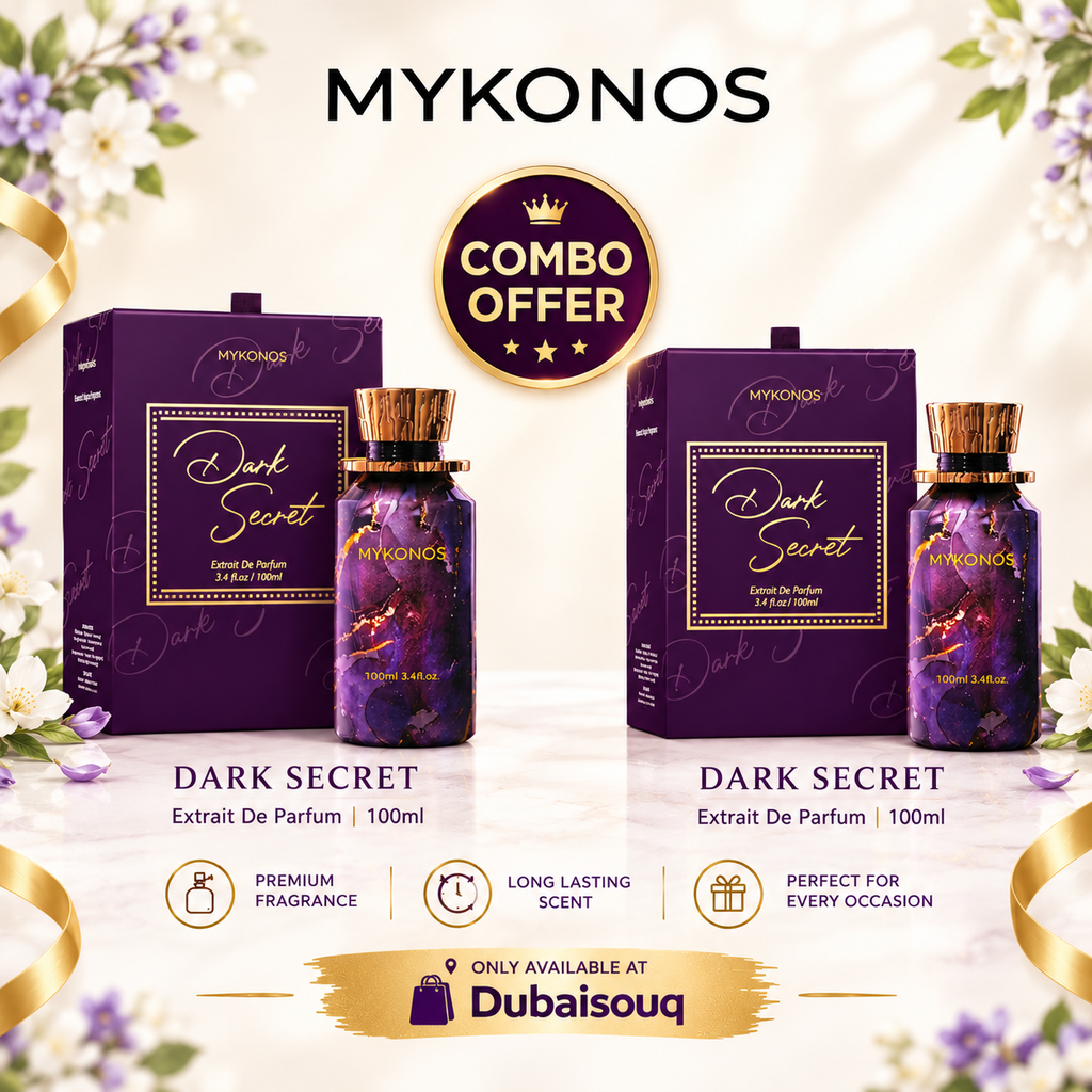 DOUBLE COMBO DARK SECRET BY MYKONOS 100ml UNISEX (*BESTSELLER*)