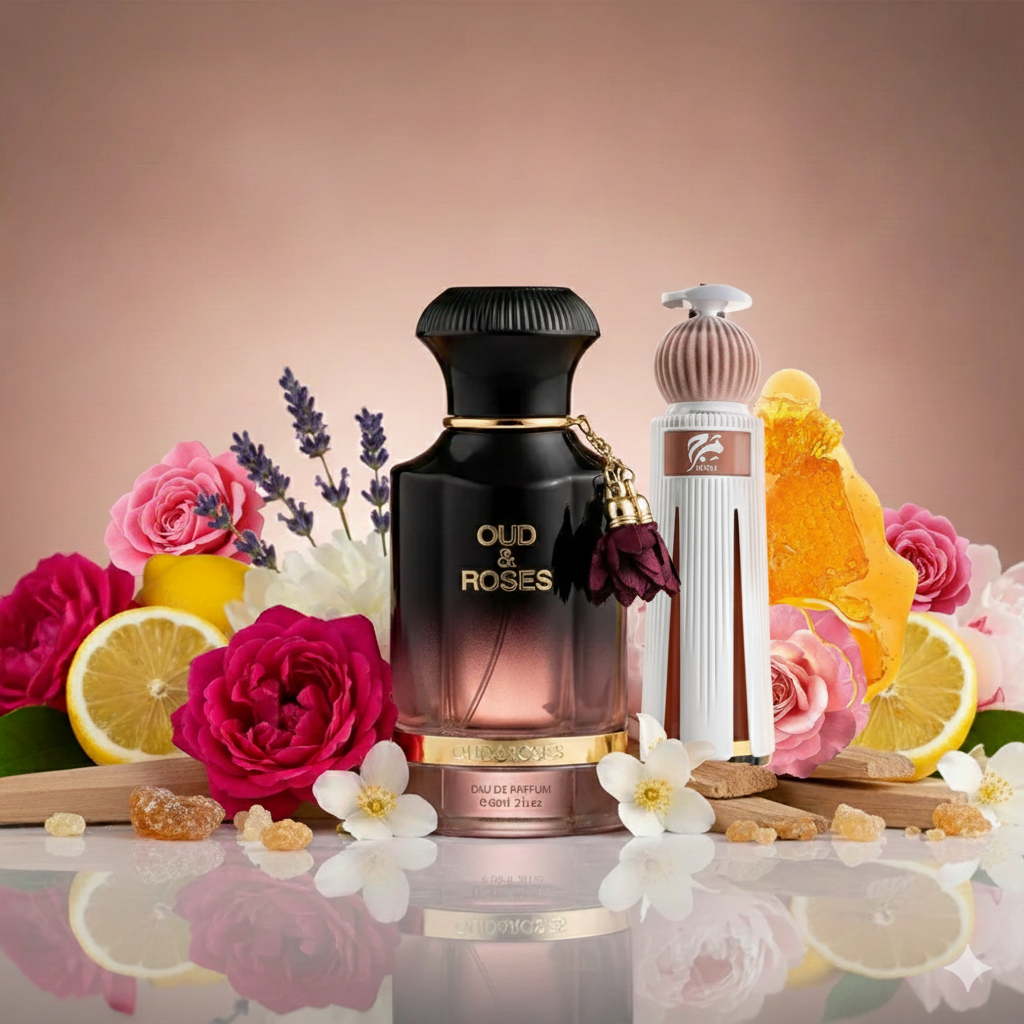 Viral Combo Oud&Rose,Marj By Ahemd al Maghribi Unisex