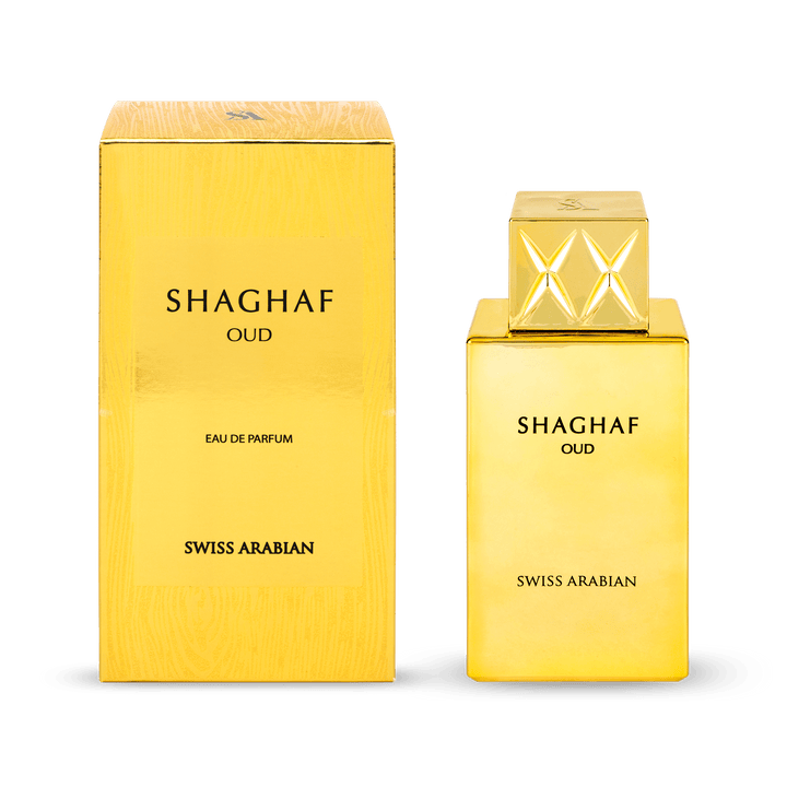 SHAGHAF Oud Eau de Parfum 75ml By Swiss Arabian | Saffran, Vanilla and Oud